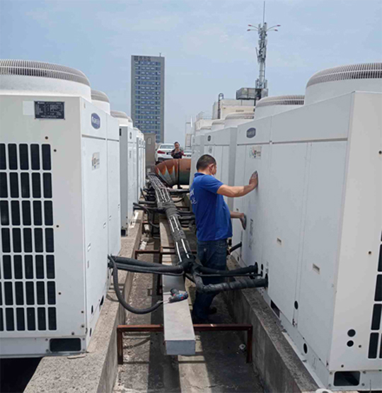 渭南市中央空调制热和不制冷系统维修方法